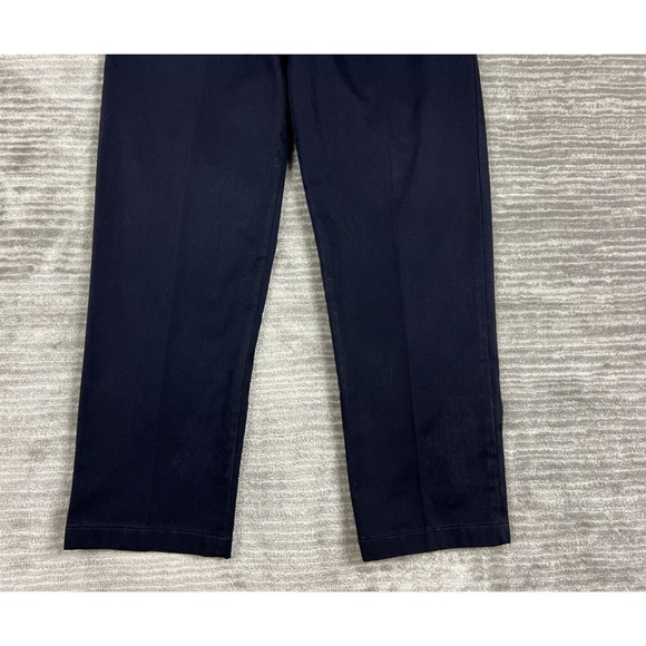 Lands End Pants Womens 6 Blue Chino Khaki Straight‎ Leg Casual - Picture 3 of 12